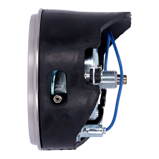 FL speedometer, '62-67 electra face', black/silver. 1:1 mph