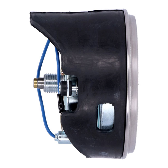 FL speedometer, '62-67 electra face', black/silver. 1:1 mph