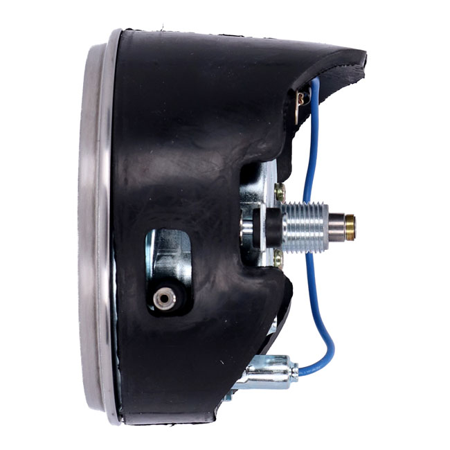 FL speedometer, '62-67 electra face', black/silver. 2:1 mph