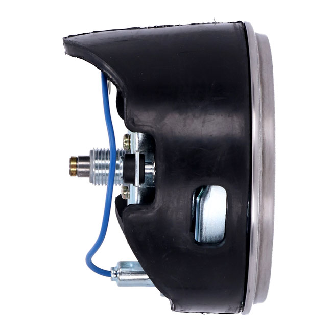 FL speedometer, '62-67 electra face', black/silver. 2:1 mph