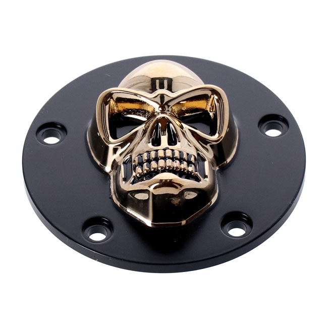Skull point cover. Black/gold