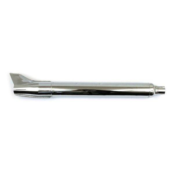 58-66 OEM style rocket Fishtail muffler 33" long chrome