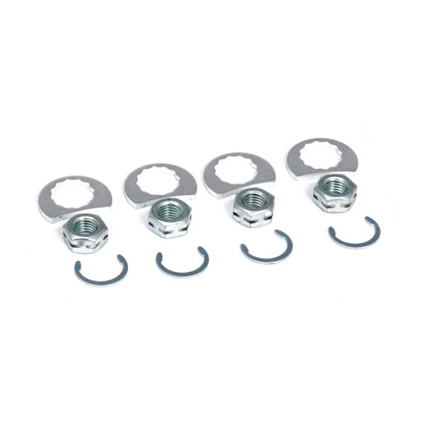 MCS, Stage 8 exhaust nut mount kit. Chrome