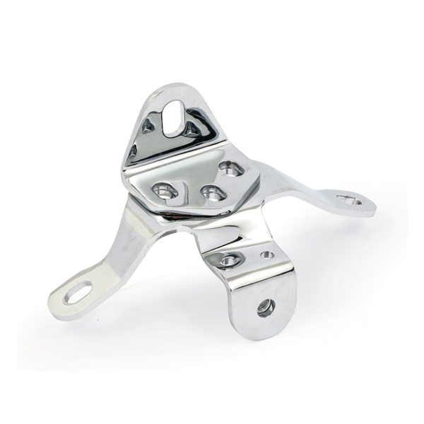 OEM style top motor mount. Chrome