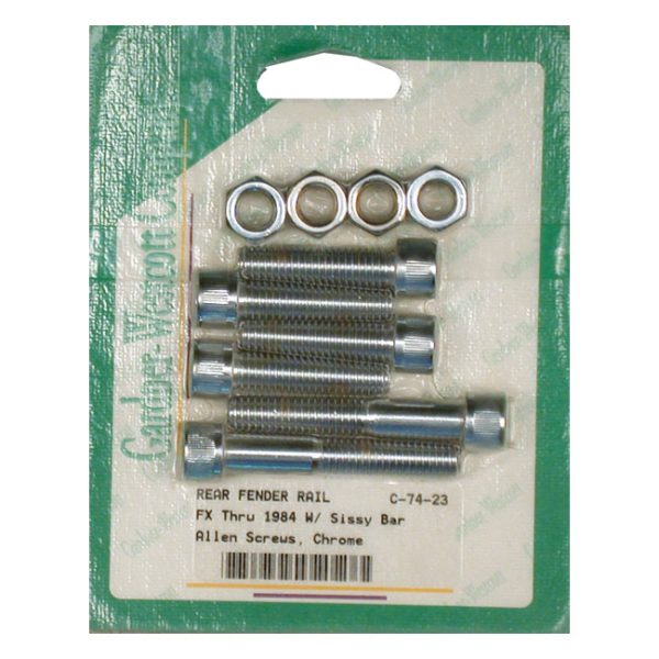 Gardner-Westcott, fender strut mount kit. Chrome Allen head