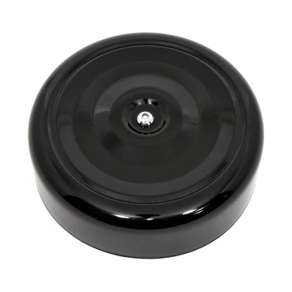Air cleaner cover, Bobber style. 7" diameter. Black
