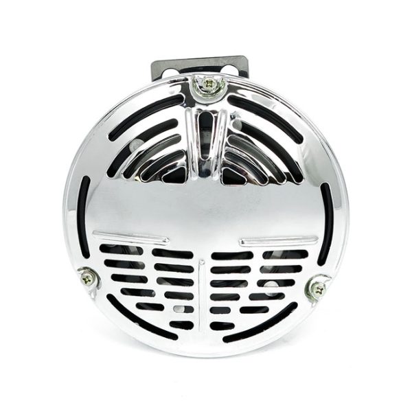 OEM style 5-1/2" Springer horn. Chrome. 12-Volt