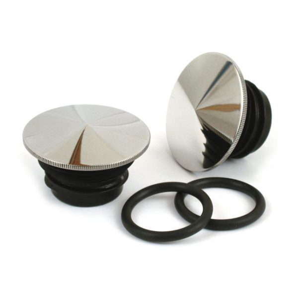 Stainless steel gas cap set, pointed