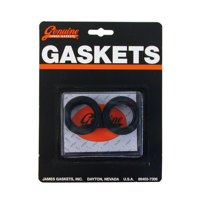 James, swingarm/wheel seal set. Rubber OD