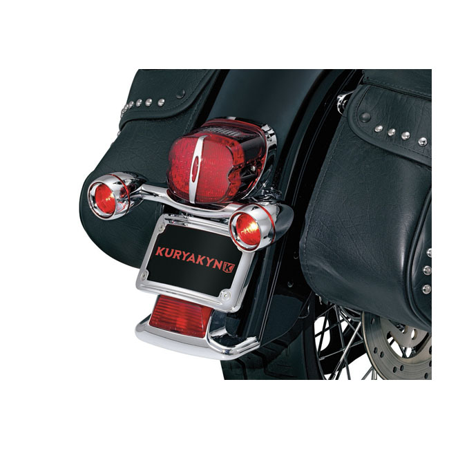 Kuryakyn, Bullet light rear turn signal bar. Chrome