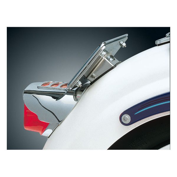 Kuryakyn, License plate holder 'lay down'. Chrome