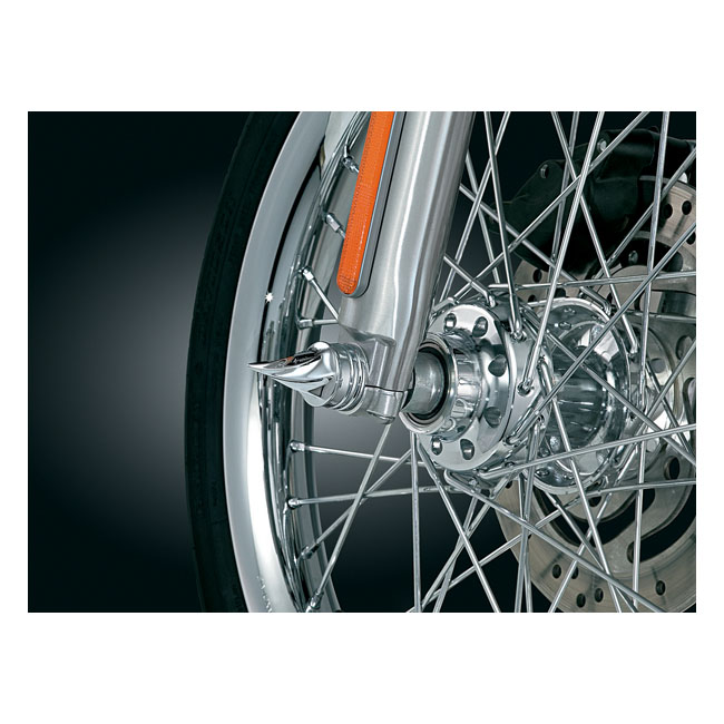 Kuryakyn, Front axle cover set. twisted