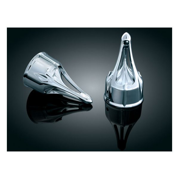 Kuryakyn, Front axle cover set roman. Chrome