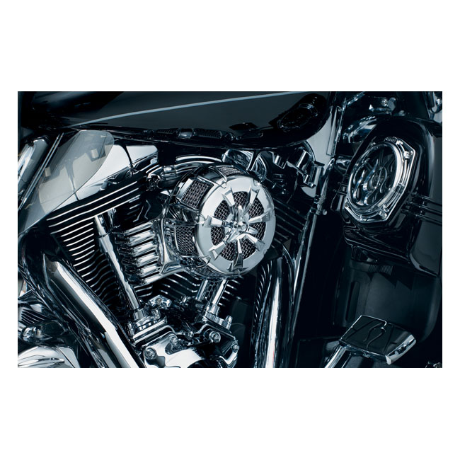 Kuryakyn, Alley Cat air cleaner cover. Chrome