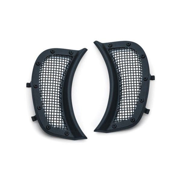 Kuryakyn, Mesh headlamp vent accent. Satin black