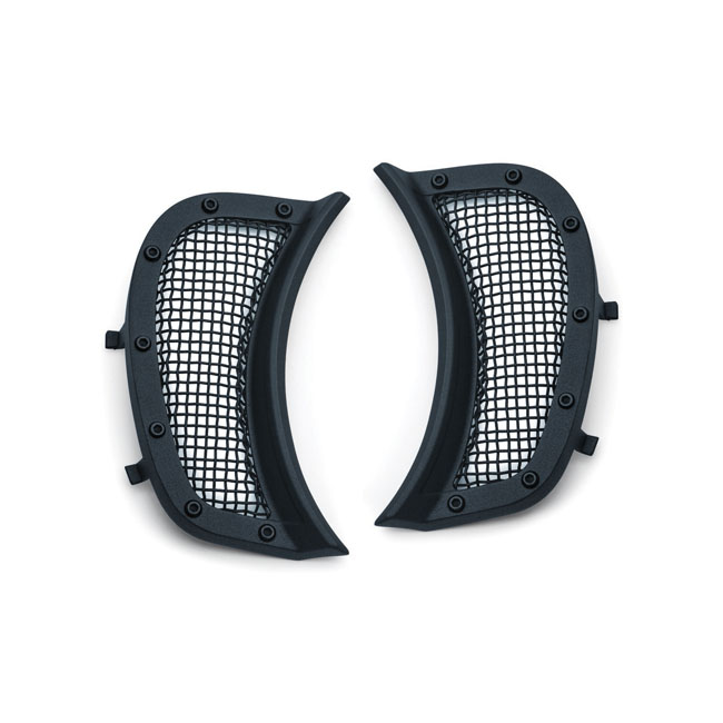 Kuryakyn, Mesh headlamp vent accent. Satin black