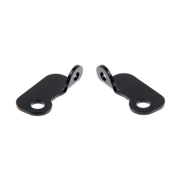 Cult-Werk, turn signal bracket set. Front. Black