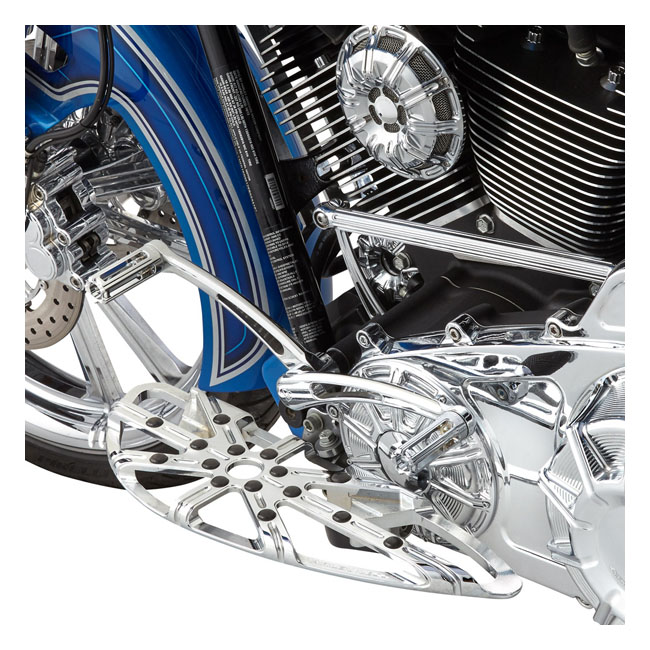 Arlen Ness, heel/toe shift kit. 10-Gauge. Chrome