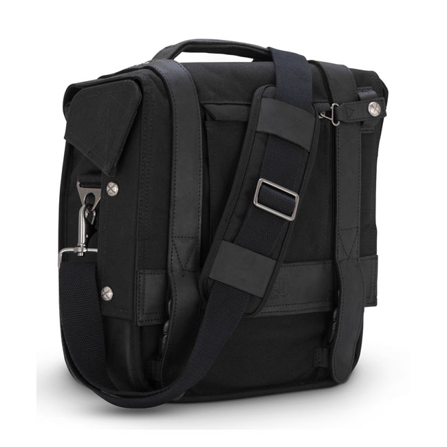 Burly, Voyager saddlebag. Black CORDURA®