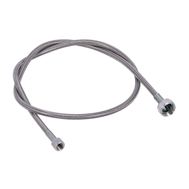Barnett, transmission mini speedo cable. 46". Braided steel