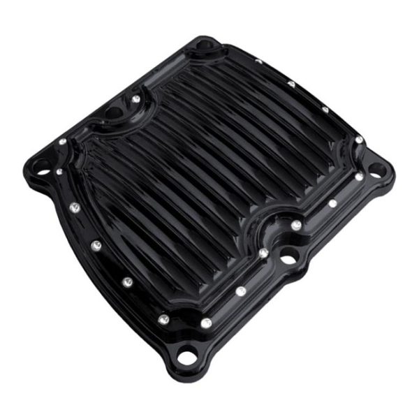 Covingtons, transmission top cover. Dimpled. Black