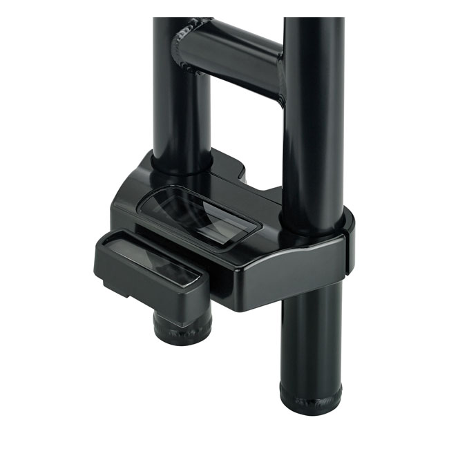 Biltwell, digital Softail dash panel housing. Black