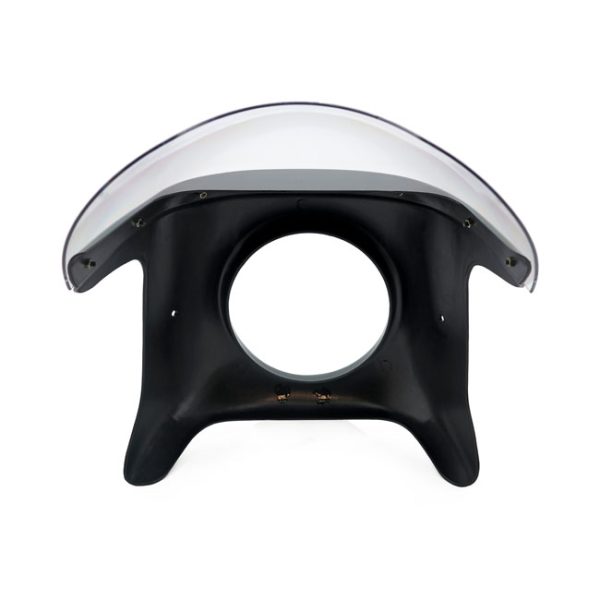 Mid-size headlamp fairing for side-mount 7" headlamps