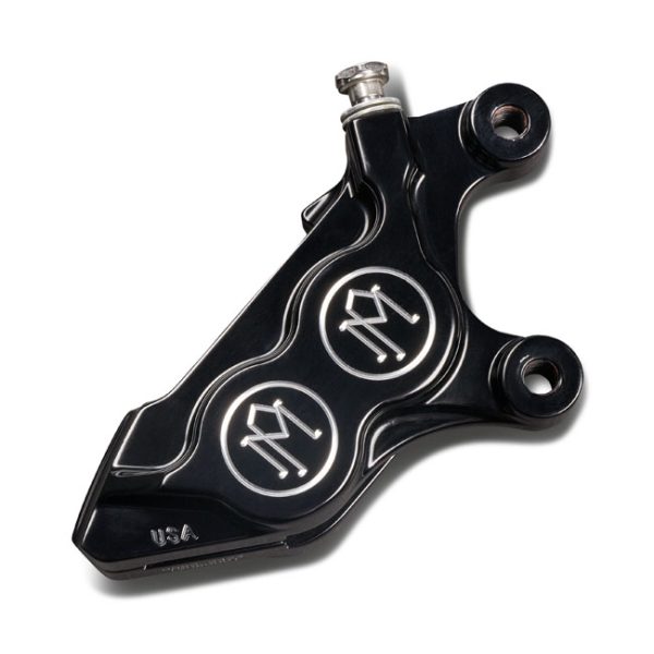 PM, 4-p 08-up 125x4b caliper. Bolt-on, right front. Black CC