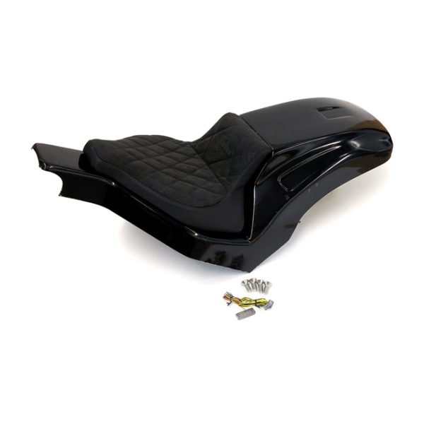 Cult-Werk, Softail wide fender kit 'Racing'. Solo seat