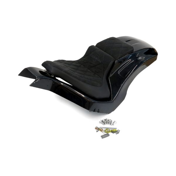 Cult-Werk, Softail wide fender kit 'Racing'. 2-up seat