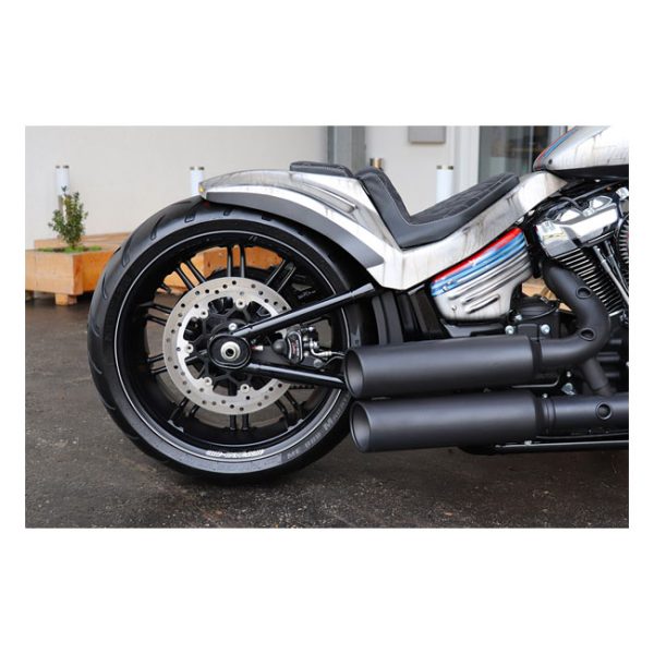 Cult-Werk, Softail wide fender kit 'Racing'. 2-up seat