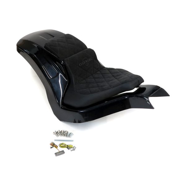Cult-Werk, Softail wide fender kit 'Racing'. 2-up seat