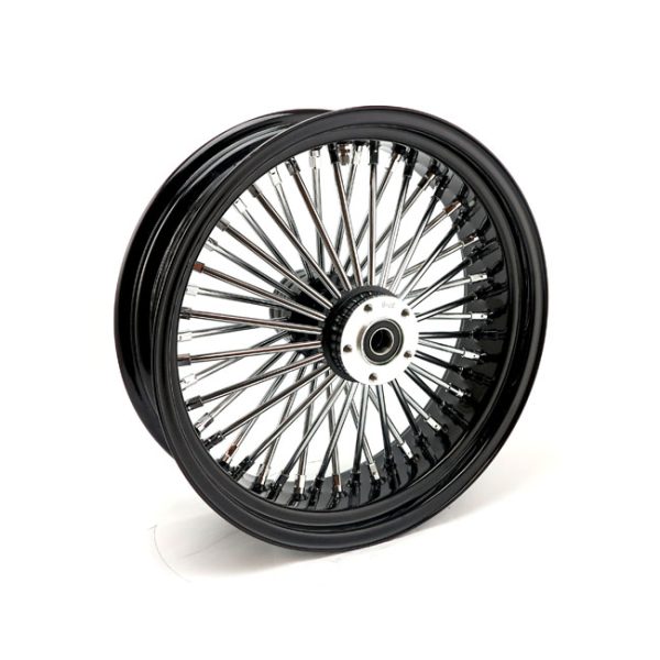MCS radial 48 fat spoke rear wheel 5.50 x 18 black