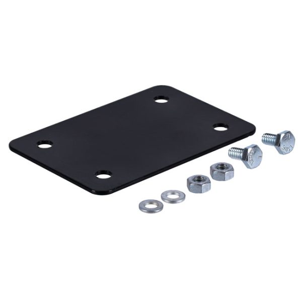 Dominator, club style crash bar adapter bracket Dyna. Black
