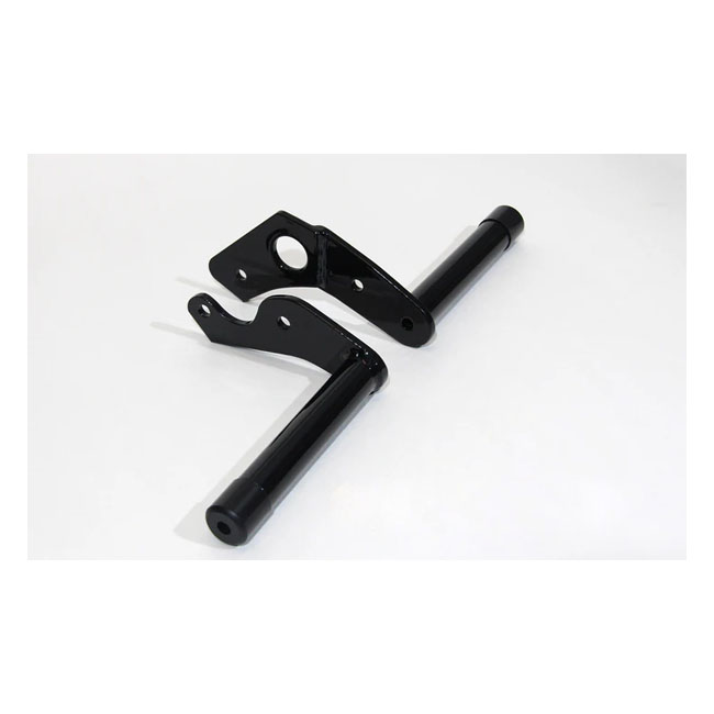 Dominator, club style crash bar set rear. M8 Softail. Black