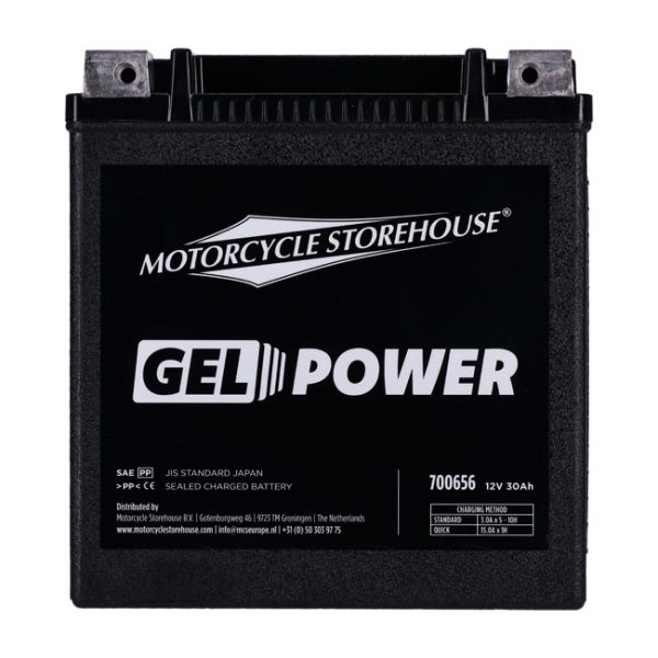 MCS, Nano Series sealed GEL battery. 12V, 30Ah, 416CCA