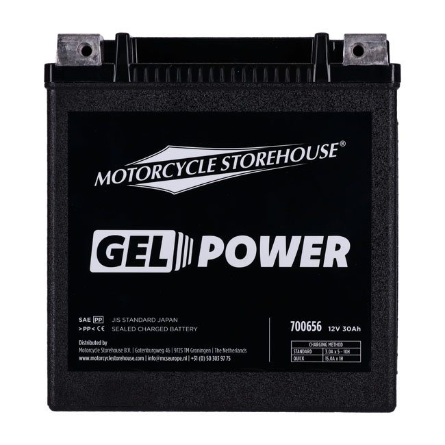 MCS, Nano Series sealed GEL battery. 12V, 30Ah, 416CCA