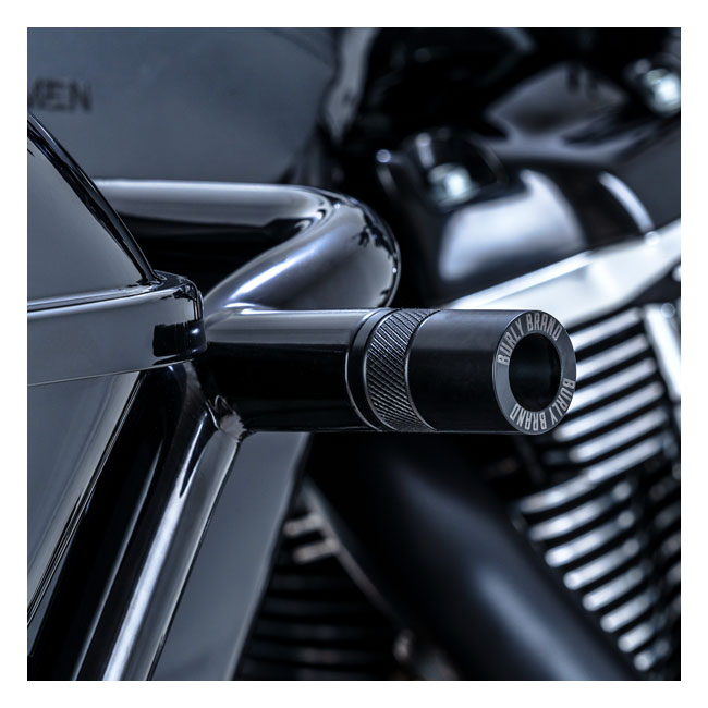 Burly Brand, Brawler crash bar kit Touring. Rear. Black