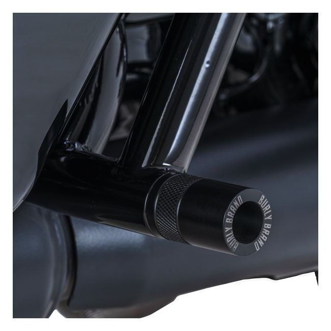 Burly Brand, Brawler crash bar kit Touring. Rear. Black