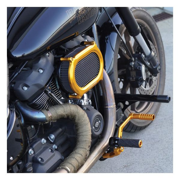 Arlen Ness, Stage II Oval Upgrade air cleaner kit. Gold
