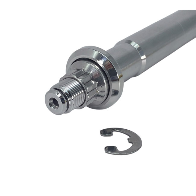 Bare Knuckle Performance, stainless axle kit. Front wheel