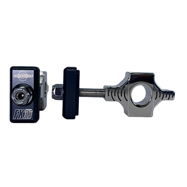 Bare Knuckle Performance, axle adjuster kit. FXD logo