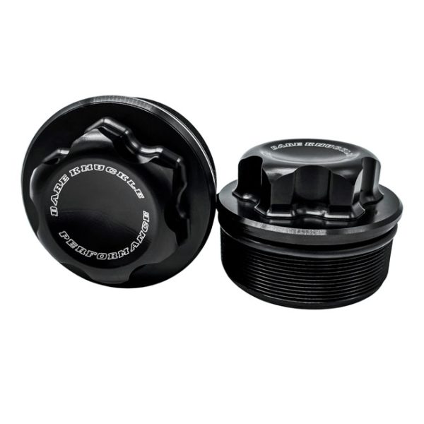 Bare Knuckle Performance, fork tube caps. 49mm fork tubes