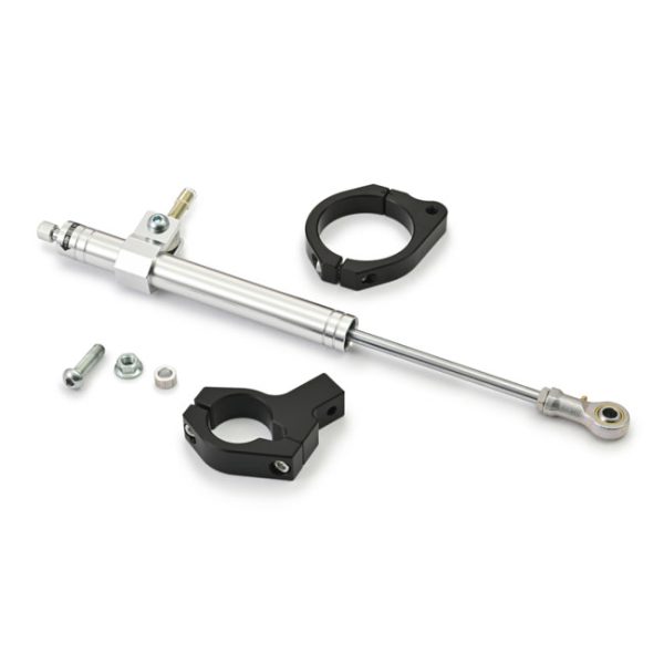 Daytona, steering damper kit. Silver