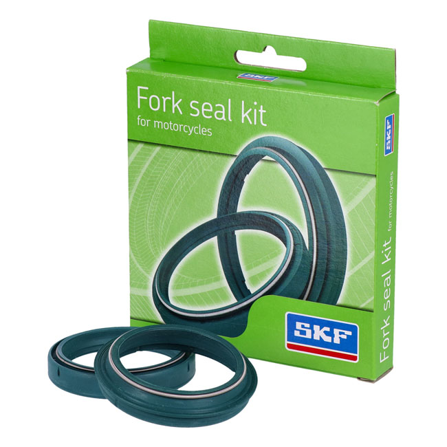 SKF, fork seal kit 39mm. Green. (one fork tube)