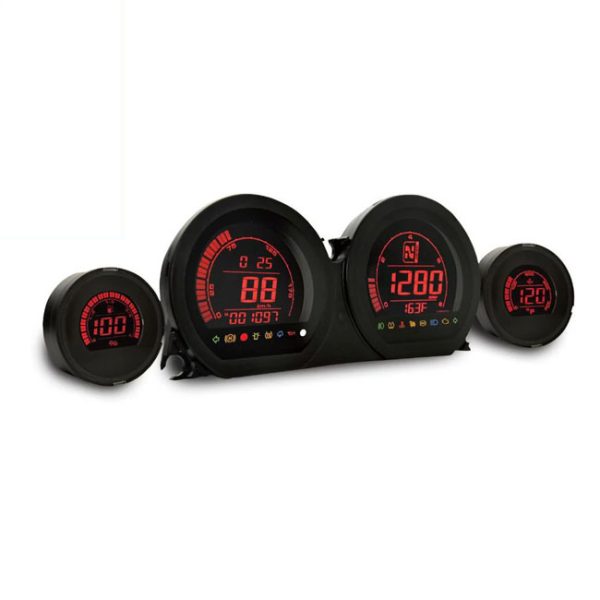 KOSO, HD-03 8-color 4-piece gauge kit