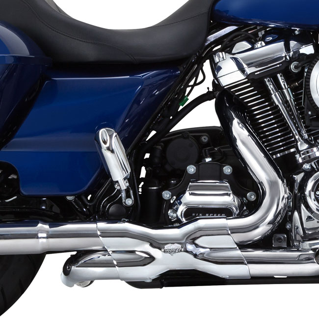 Vance & Hines, Power duals PCX crossover head pipes. Chrome