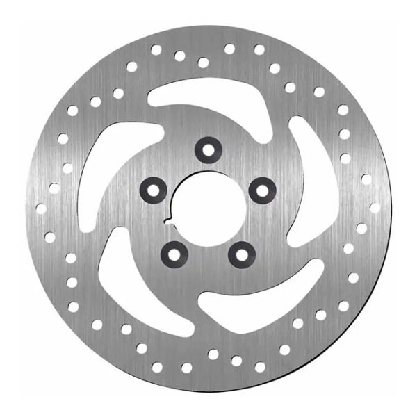 SBS, '5-Spoke Swept Rigid' brake rotor 260mm. Rear