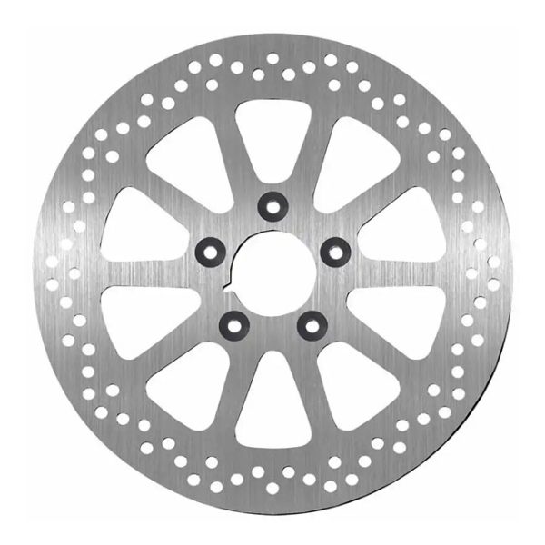 SBS, '10-Spoke Rigid' brake rotor 300mm. Rear. 5mm thick