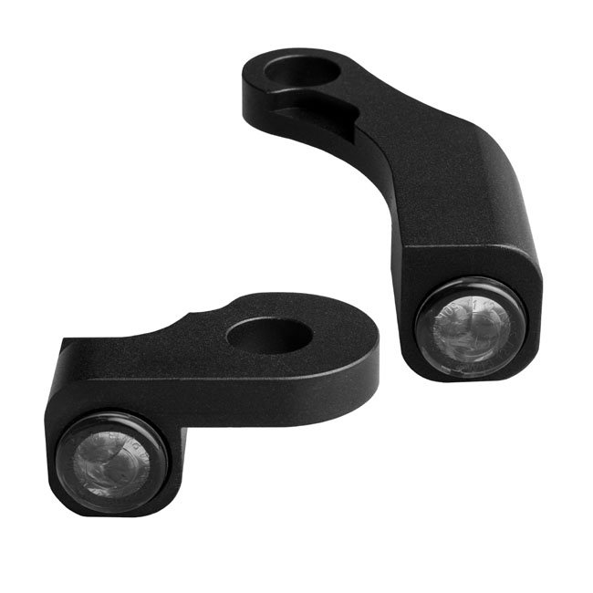 HeinzBikes, Nano below bar turn signals.  Black